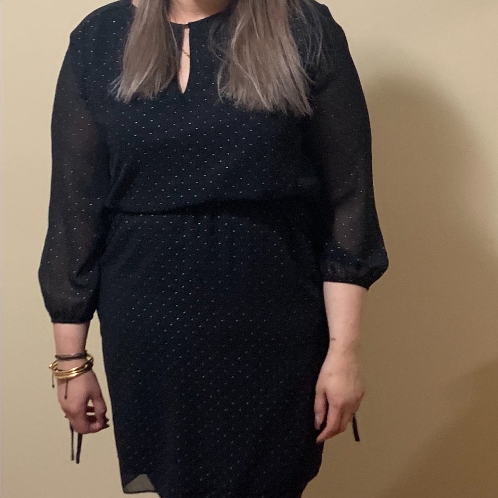 Black dress with some sparkle
